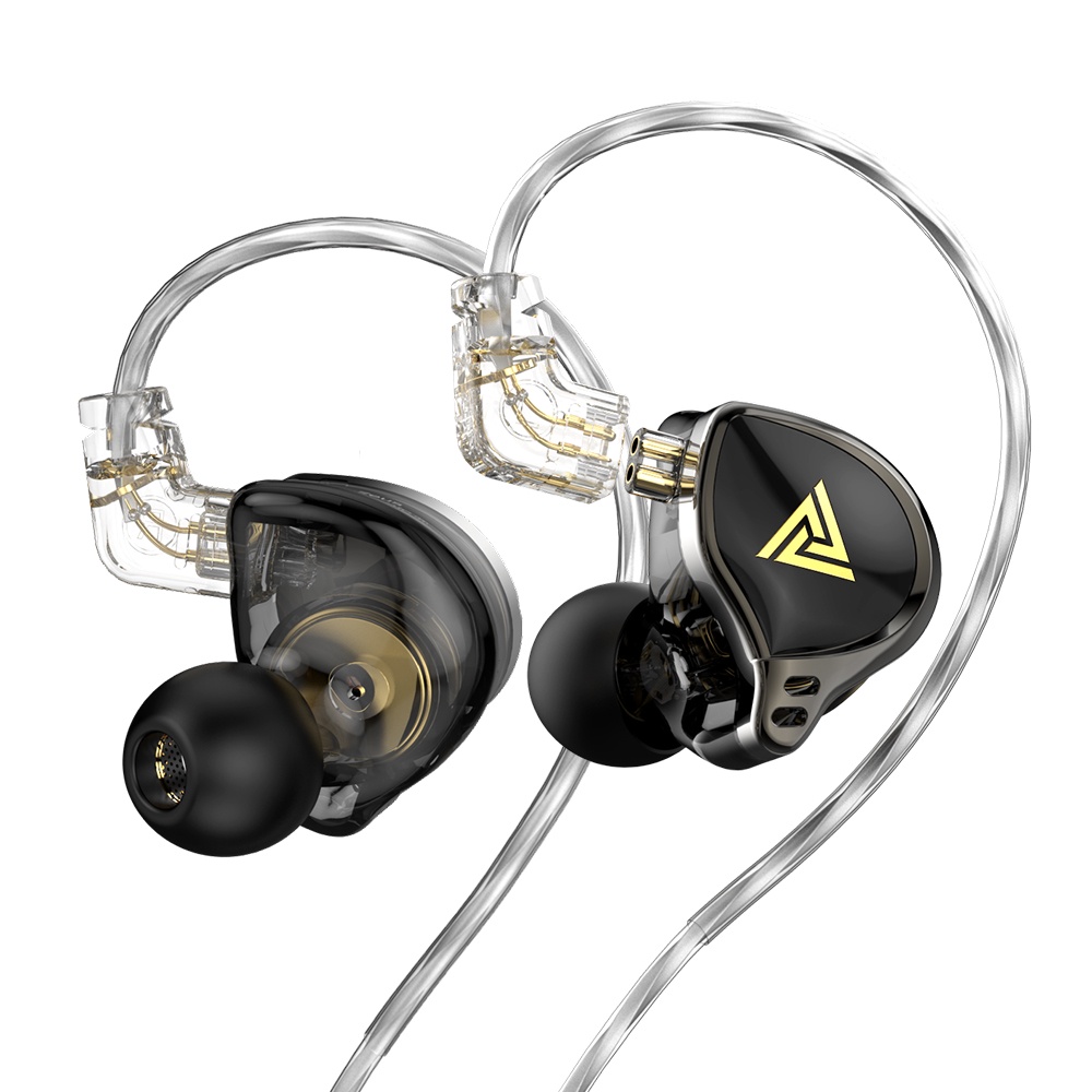 Qkz AK6-Zeus AK6 Zeus Headset Earbuds HIFI Dynamic Noise Canceling Untuk Sport / Lari / DJ