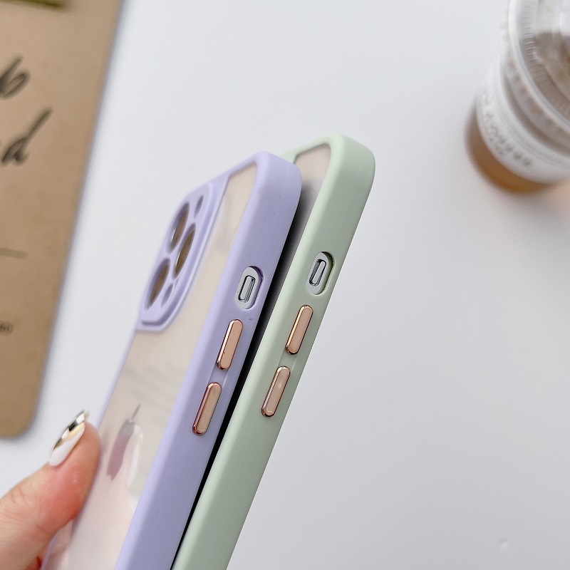 Case Pelindung Lensa Aneka Warna Tahan Banting Untuk iPhone 13 Pro max i11 12 XR XSMAX XS