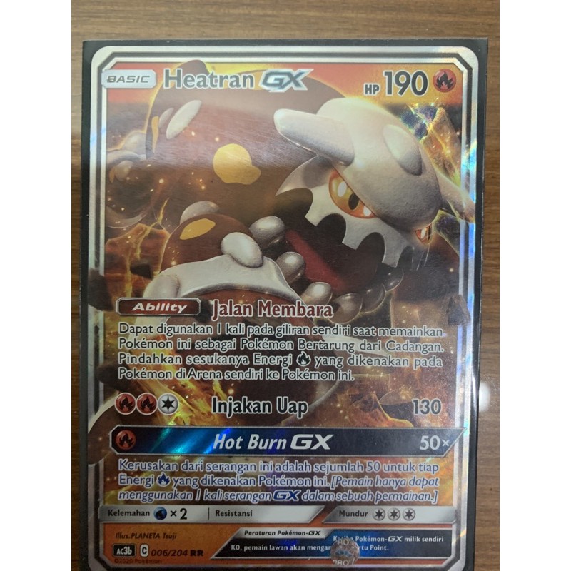 Kartu Pokemon Heatran Gx