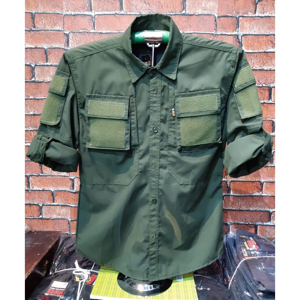 KEMEJA TACTICAL PDL LENGAN PENDEK - KEMEJA TACTICAL PDL LAPANGAN LENGAN PENDEK MURAH - KEMEJA OUTDOOR PRIA [COD]
