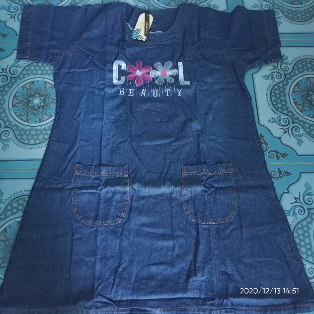 Size Jumbo Ld 116 Sienta Dress Aplikasi Bordir Asli