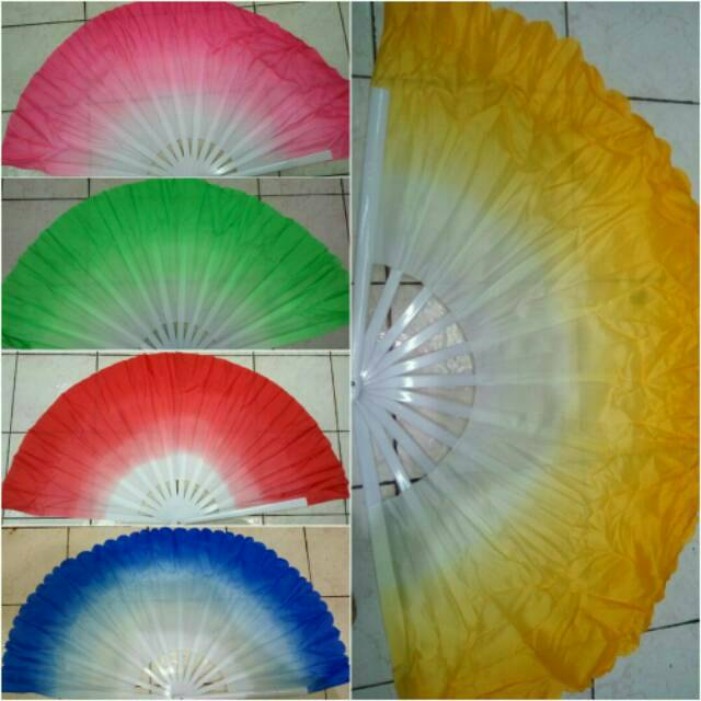 Kipas Tari Gradasi Jumbo Polos