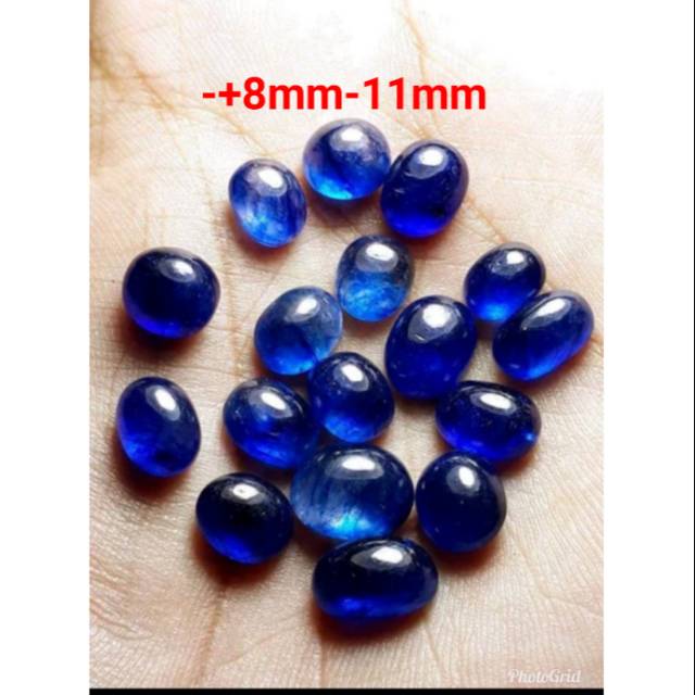 Natural batu blue safir afrika HQ