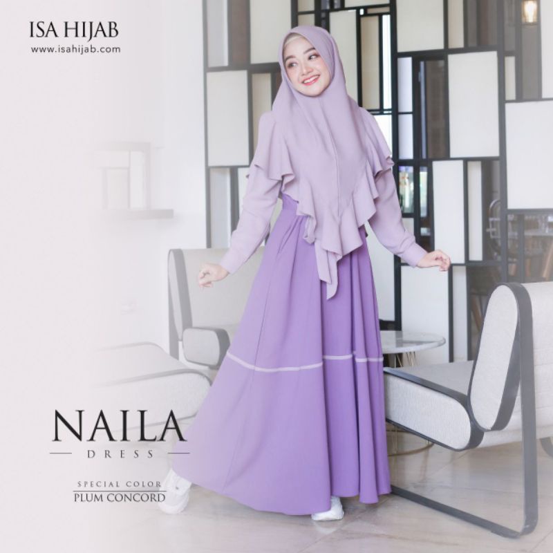 Naila Gamis Set by ISA & Raisa Hijab