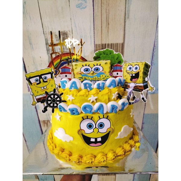 

kue ultah Spongebob