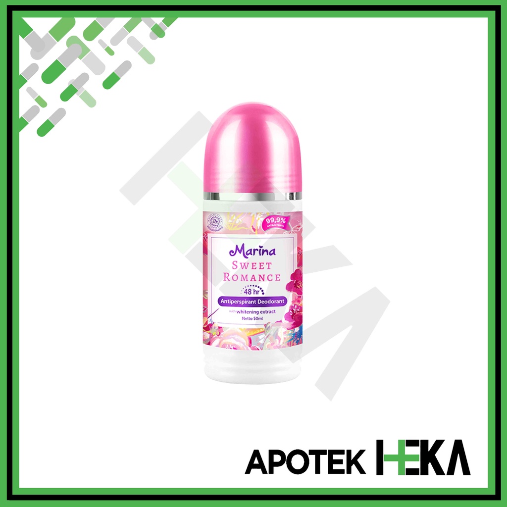 Marina Antiperspirant Deodorant 50 ml Whitening Extract 48 hr / 48 Jam (SEMARANG)