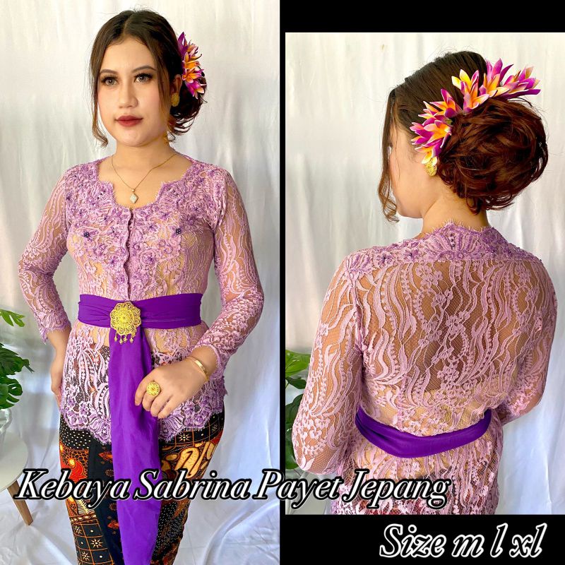Kebaya Jadi Brokat Prancis Sabrina Payet Jepang Terbaru