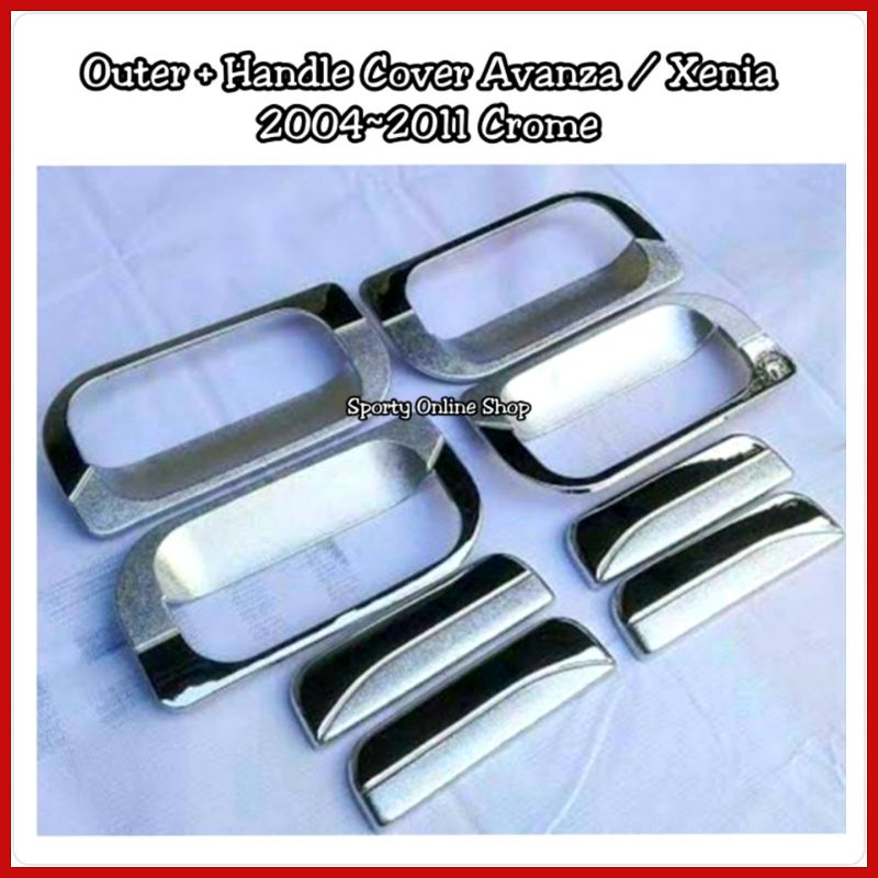 Outer + Handle Avanza / Xenia 2004 sd 2011 Crome