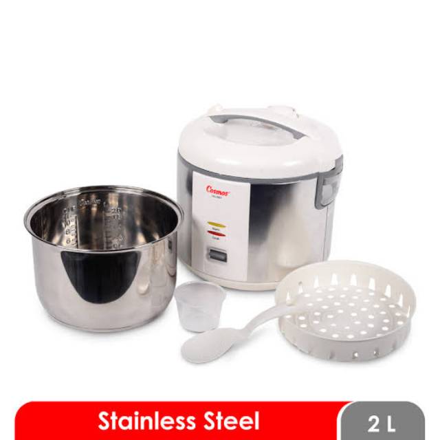 Rice Cooker Magic Com Cosmos CRJ 9303 Body Teflon Stainless Steel Original Baru dan Bergaransi Resmi