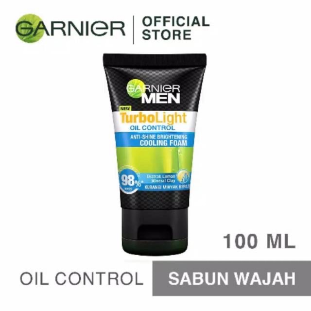 Garnier Men Turbolight Oil Cooling Foam 100ML