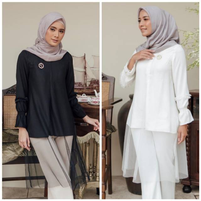 Kala Tunic By Wearingklamby Wearing Klamby White