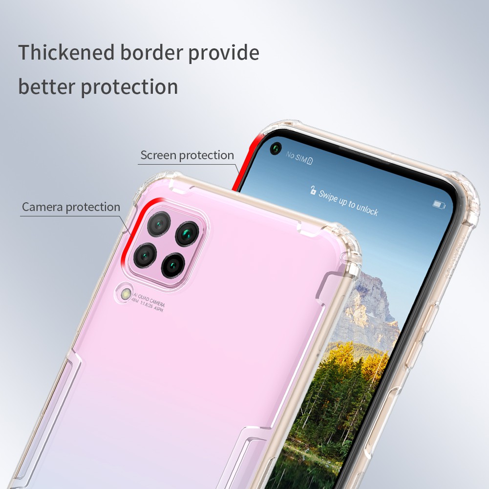 Soft Case HUAWEI P40 Lite Silicone Softcase Transparan TPU Original