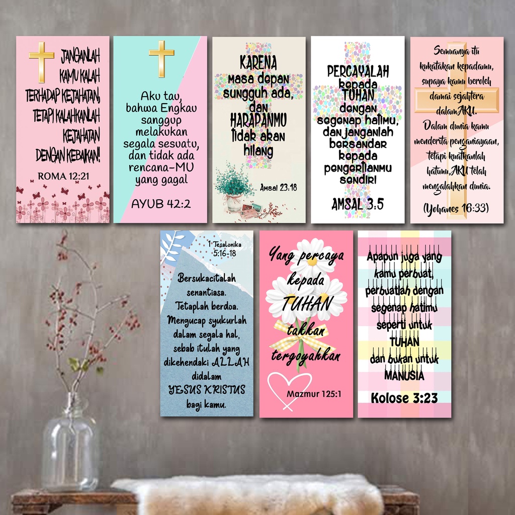 Hiasandinding/rohani/walldecor/motivasi/10x20