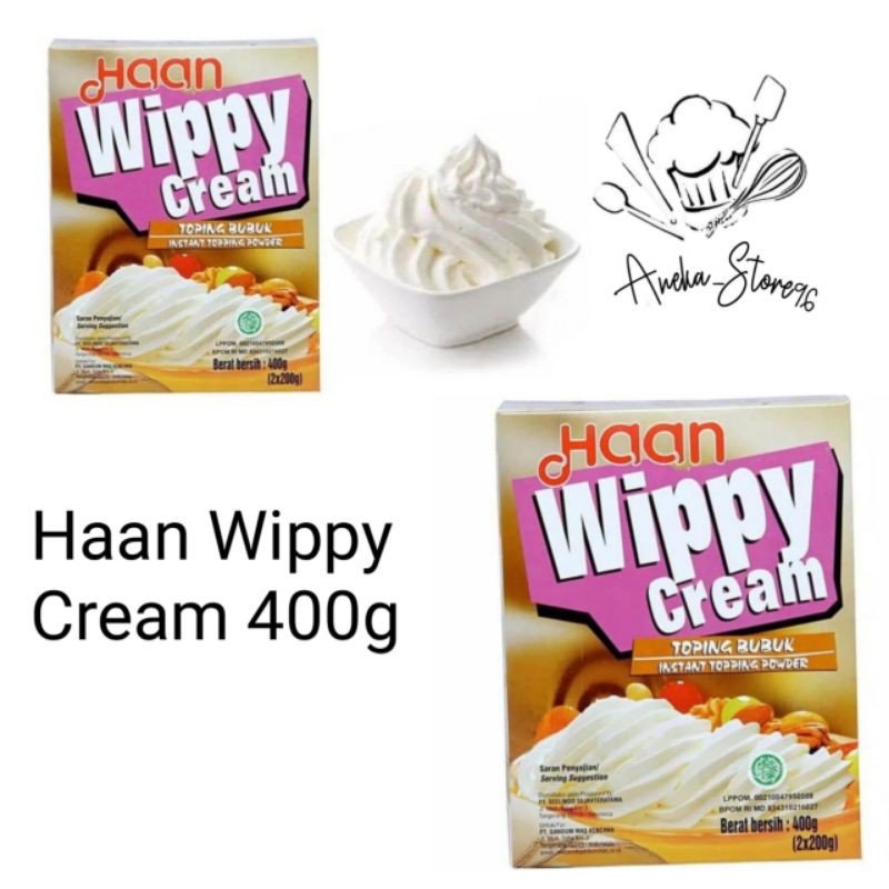 

Haan Wippy Cream/Wipped Cream 400gram