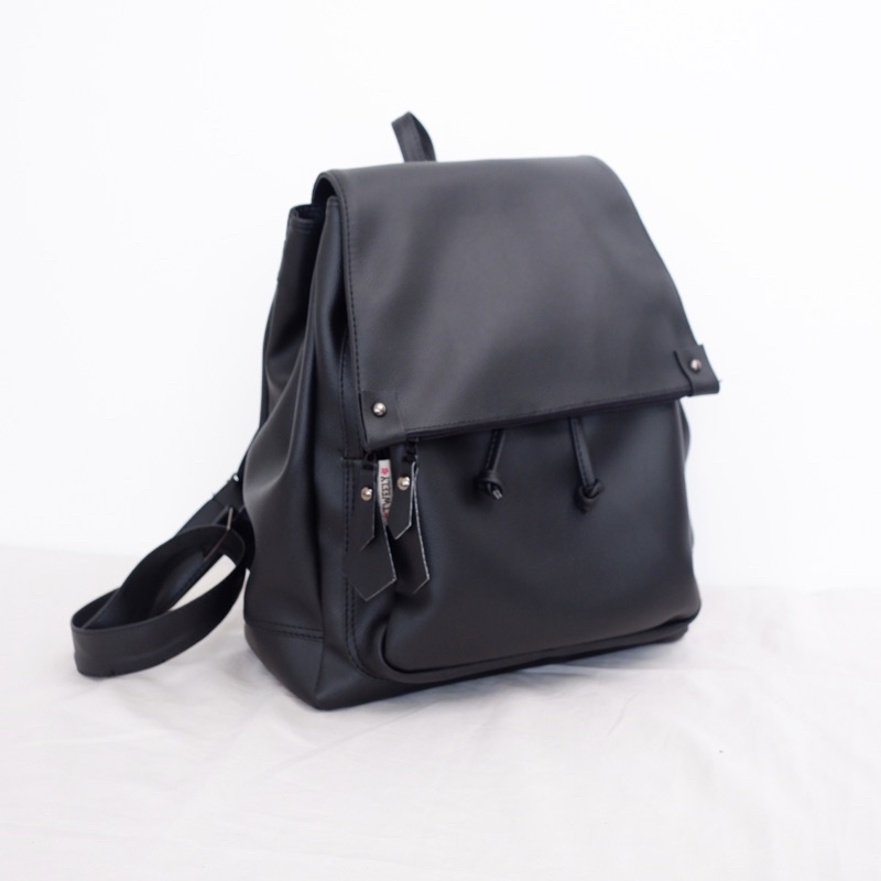 Joya - Big Size - Ransel - Slot Laptop - Tweelyforbag - Tas Wanita-Hitam