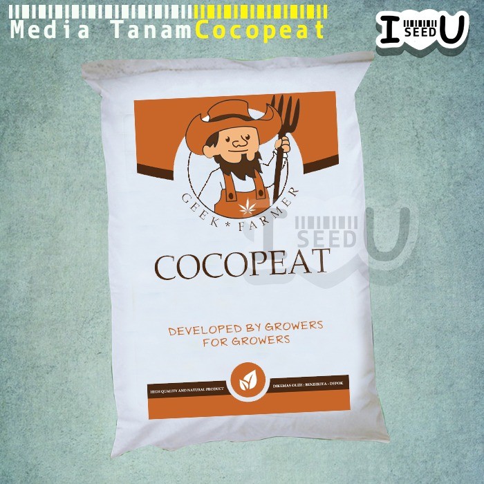 Cocopeat Media Tanam Organik Premium - Geek Farmer
