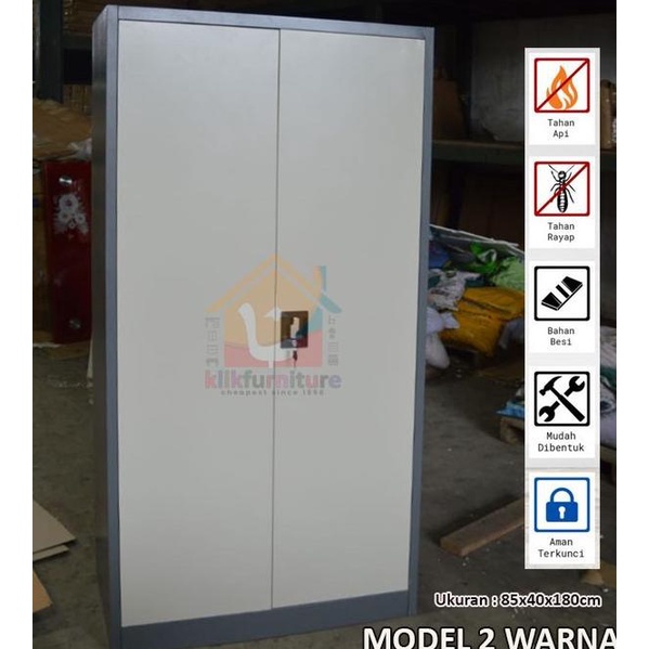 

Lemari Arsip Filing Cabinet Besi 2 Pintu Full Plat AK 05