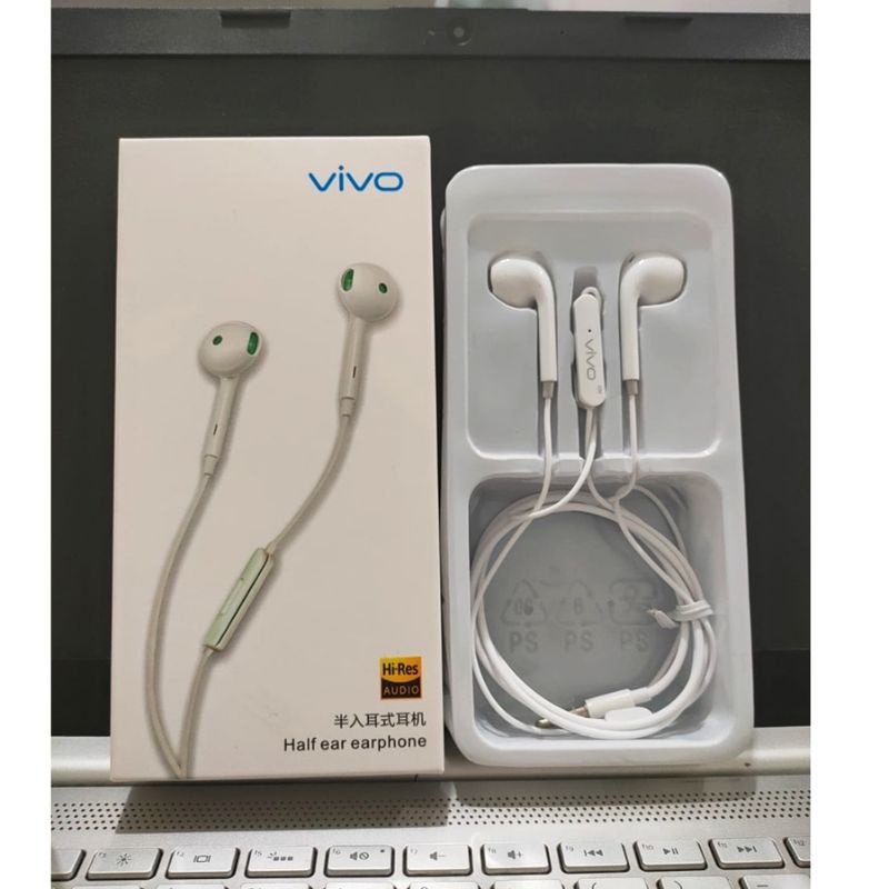 ORIGINAL EARPHONE VIVO BASS STEREO HEADSET VIVO HiRes V20 V21 Y30 Y50 Y51 Y53S Y20 Y12S Y21