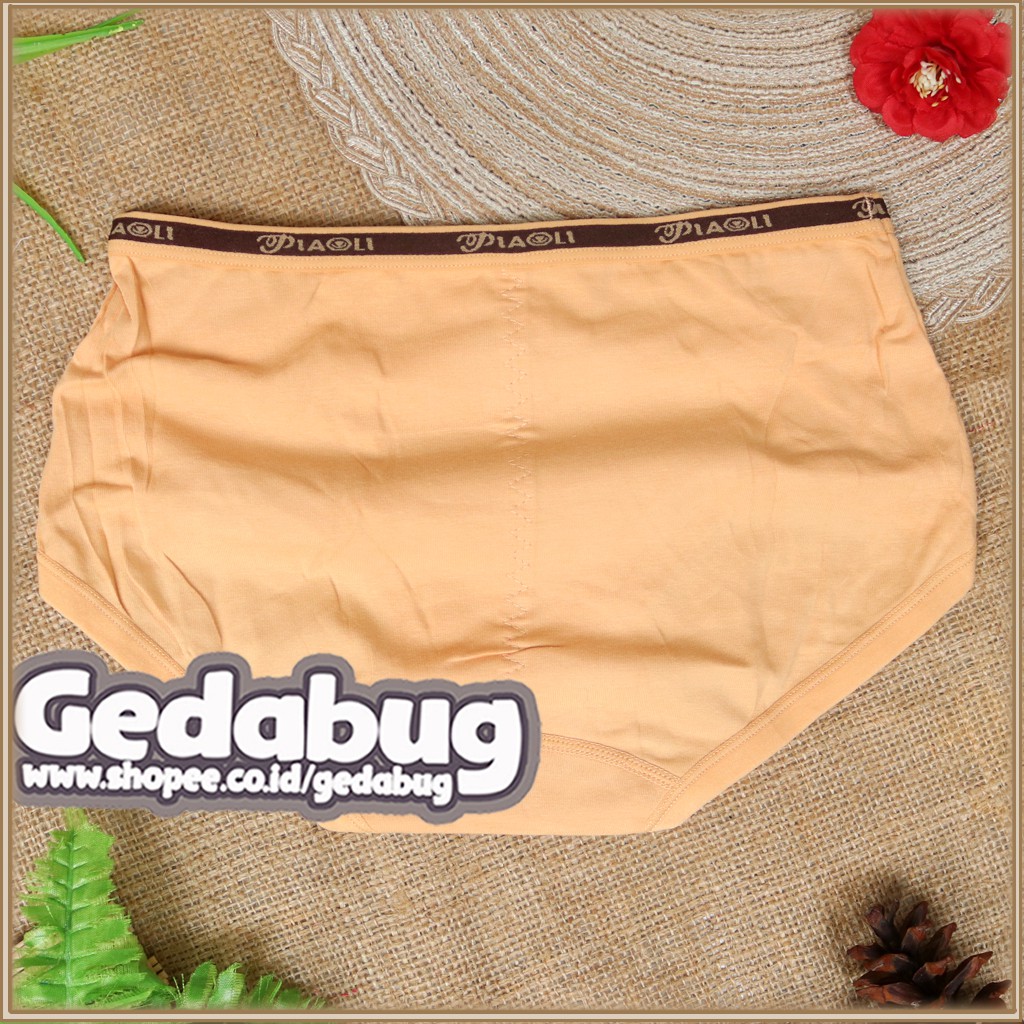 3 Pcs - CD Wanita Piaoli Cutting Maxi | Celana dalam wanita dewasa Super Soft | Gedabug