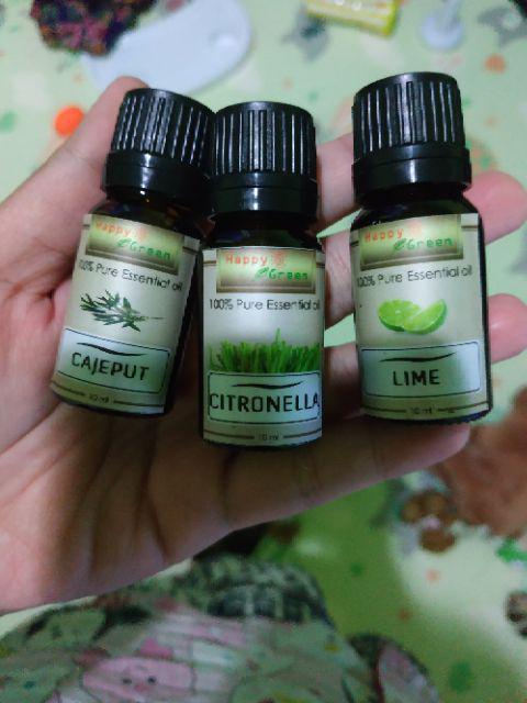 Happy Green Lime Essential Oil - Minyak Atsiri Jeruk Nipis Murni