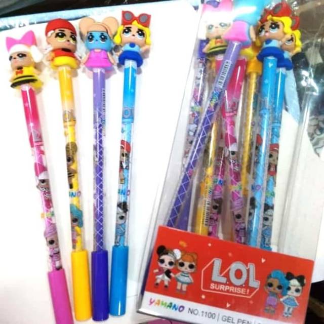 

Pulpen Gel Fancy Karakter LOL SURPRISE 4 MOTIF