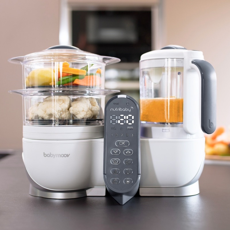 Babymoov Nutribaby Plus Loft White - Food Processor Mpasi