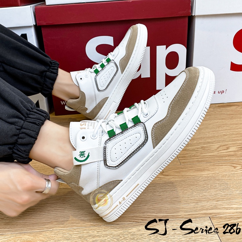 [JWALK] Sepatu Boots Sneakers Pria Bertali Keren dan Trendy Kualitas Import Premium -286