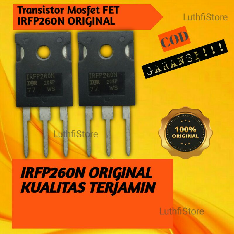 Transistor Mosfet FET IRFP260N IRFP260 IRF P260N 50A 200V TO247 IRFP 260N N MOSFET ORIGINAL ORI INTERNASIONAL