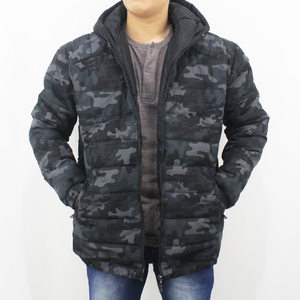 JAKET PUFFER CAMO ARMY ABU 01 TEBAL PRIA SIZE M L XL XXL XXXL  - JAKET WINTER  JUMBO SIZE 2XL 3XL - JAKET PARASUT TEBAL PRIA BIG SIZE - JAKET GUNUNG HIKING