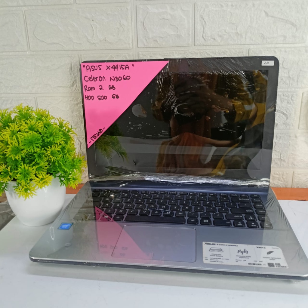 ASUS X441SA CELERON N3060 RAM 2GB HDD 500GB