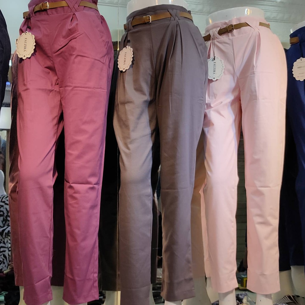 celana panjang wanita - celana baggy pants - celana kerja