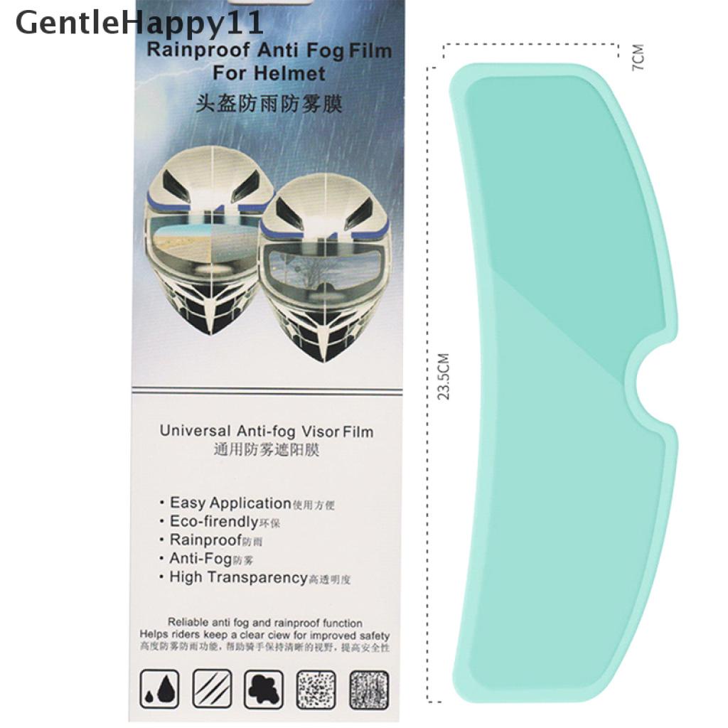 Gentlehappy Helm Bening Tahan Hujan Anti Kabut Patch Film Universal Helm Motor Lensa Film