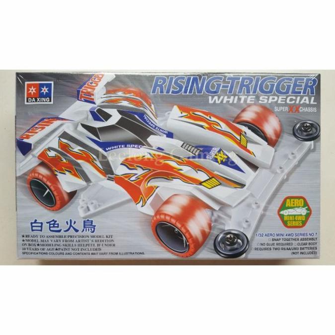 Tamiya Mini 4WD Merk Daxing Rising Trigger White Special