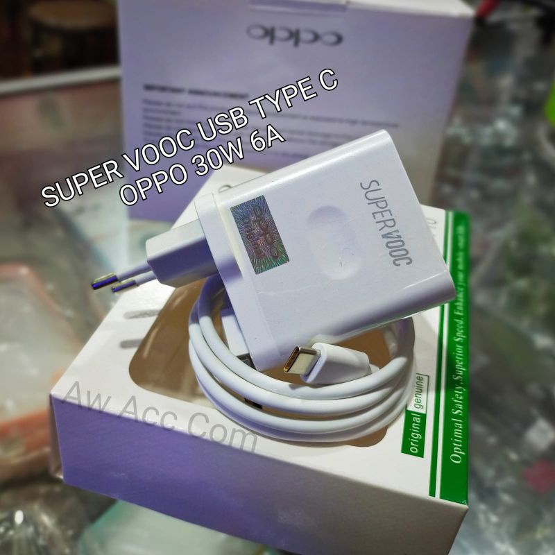 CHARGER OPPO TYPE C SUPER VOOC FAST CHARGING OPPO A53/A91/K3/A54/A74/A16/RENO 2/2F/RENO 3/RENO 4/4F