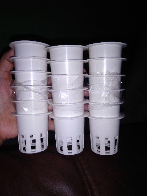 Netpot Hidroponik Putih 5 Cm