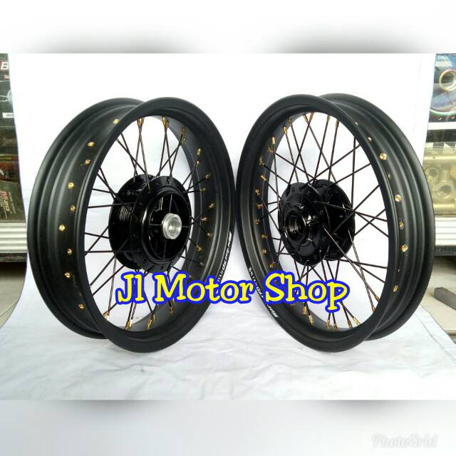 Sepaket Velg Jari Jari Yamaha Scorpio Byson - Paketan Velg Tromol Jari2 Yamaha Scorpio Byson