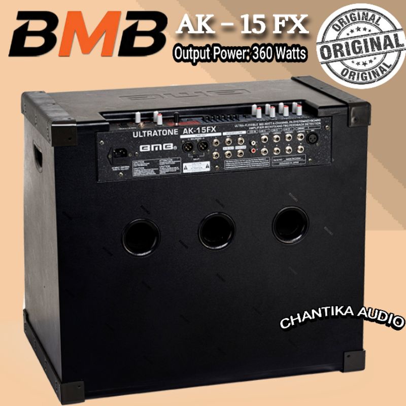Ampli Keyboard / Gitar 15 Inch Bmb Ak 15FX ORIGINAL AMPLIFIER Speaker Untuk GITAR