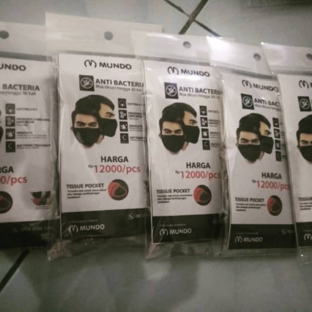 MASKER MUNDO ANTI BACTERIA &  VIRUS