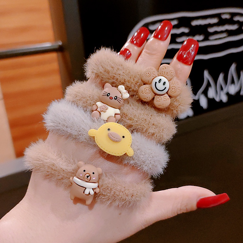 MURMURE.ID | IKAT KARET RAMBUT BULU EARTH WARM TONE IKAT RAMBUT IMPORT KOREA STYLE LUCU MURAHHA160-4