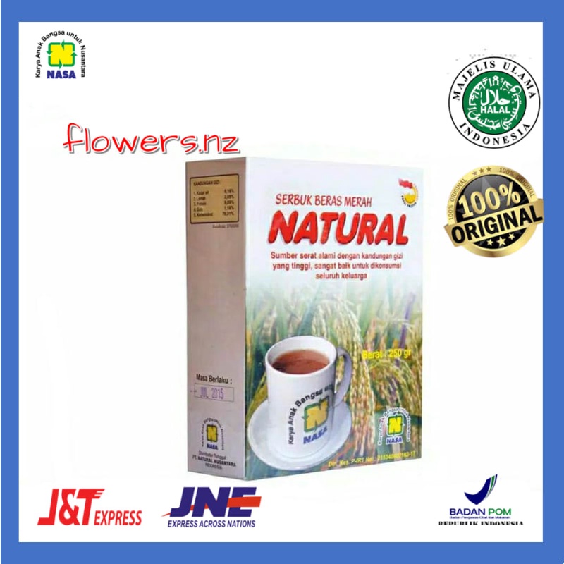 

COD Serbuk Beras Merah Natural Besar 500 gr Flowers.nz