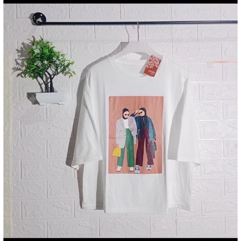 kaos siku kaos tumblr kaos 7/8 kaos oversize kaos print karakter