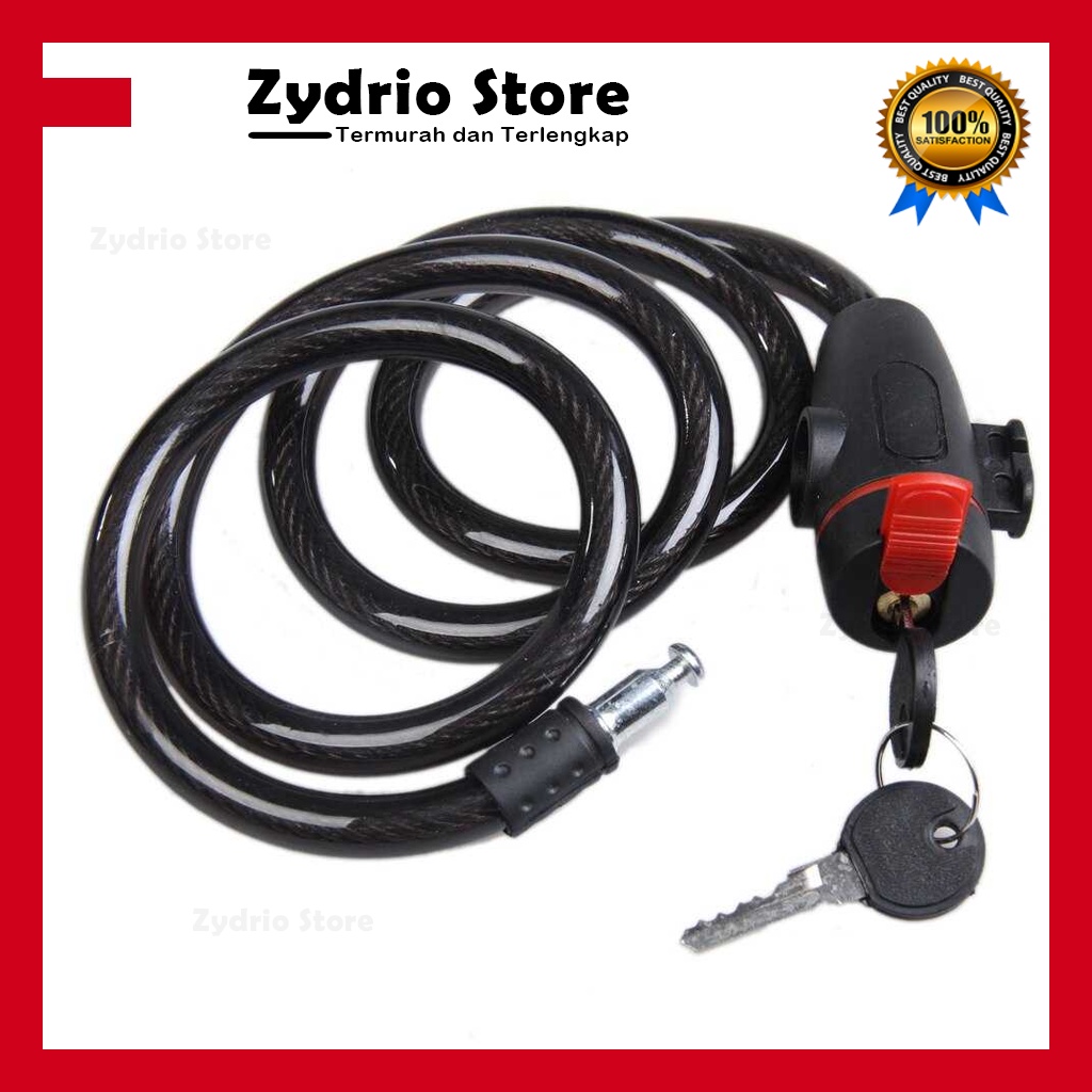 Kunci Gembok Sepeda Lipat Bmx MTB Helm / Gembok Pengaman Anti Maling