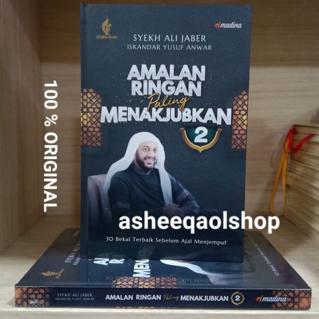 BEST SELLER..!! Amalan Ringan Paling Menakjubkan 2 Bonus kartu amalan dzikir/Syekh Ali Jaber/Original