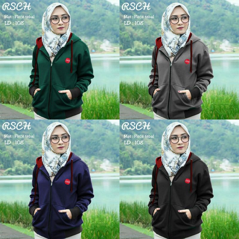 jaket rsch / jaket polos rsch / jaket wanita / jaket polos