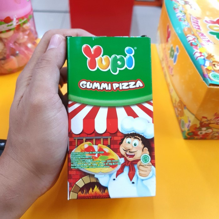 

12S - PERMEN YUPI GUMMI PIZZA / PERMEN KENYAL CANDY atayatoko