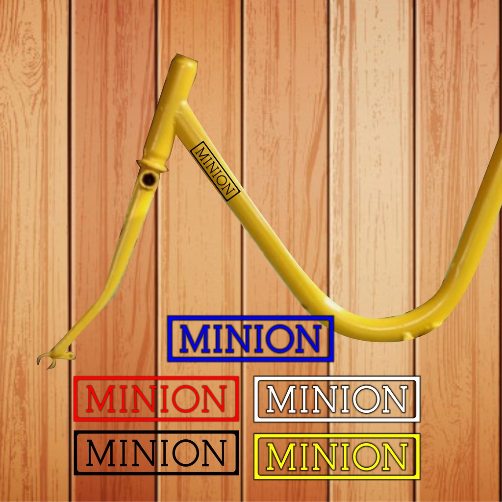 

Stiker Sepeda Cutting Sticker Minion - 12 cm - 15 cm