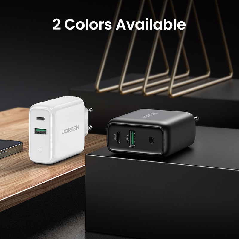 UGREEN PD Charger 36W, Fast Charge for iPhone 12 11 ,Quick Charge 3.0 ,USB Charger for Xiaomi Samsung ,Mobile Phone Charger
