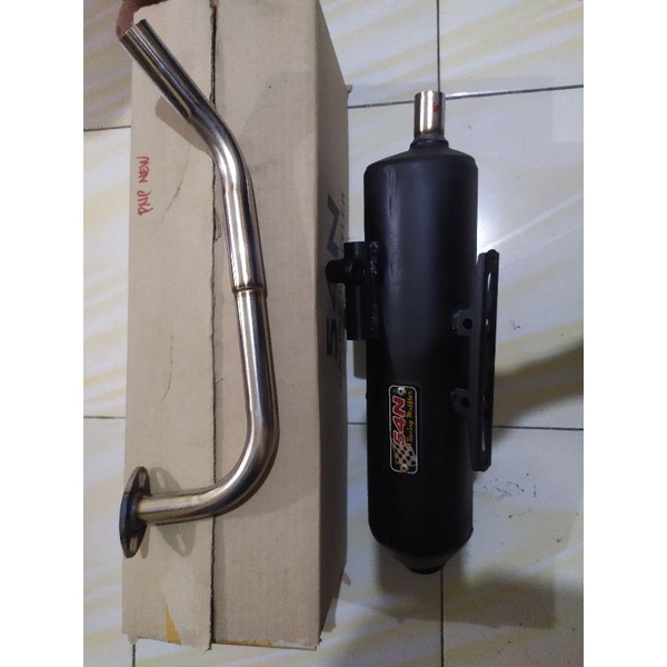 knalpot k59 copy cms by 54N leher ceklis arm new