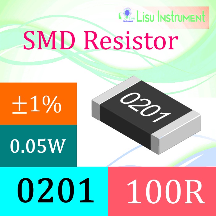 100R 0201 ±1% Thick Film Resistors SMD Chip Resistor 100R