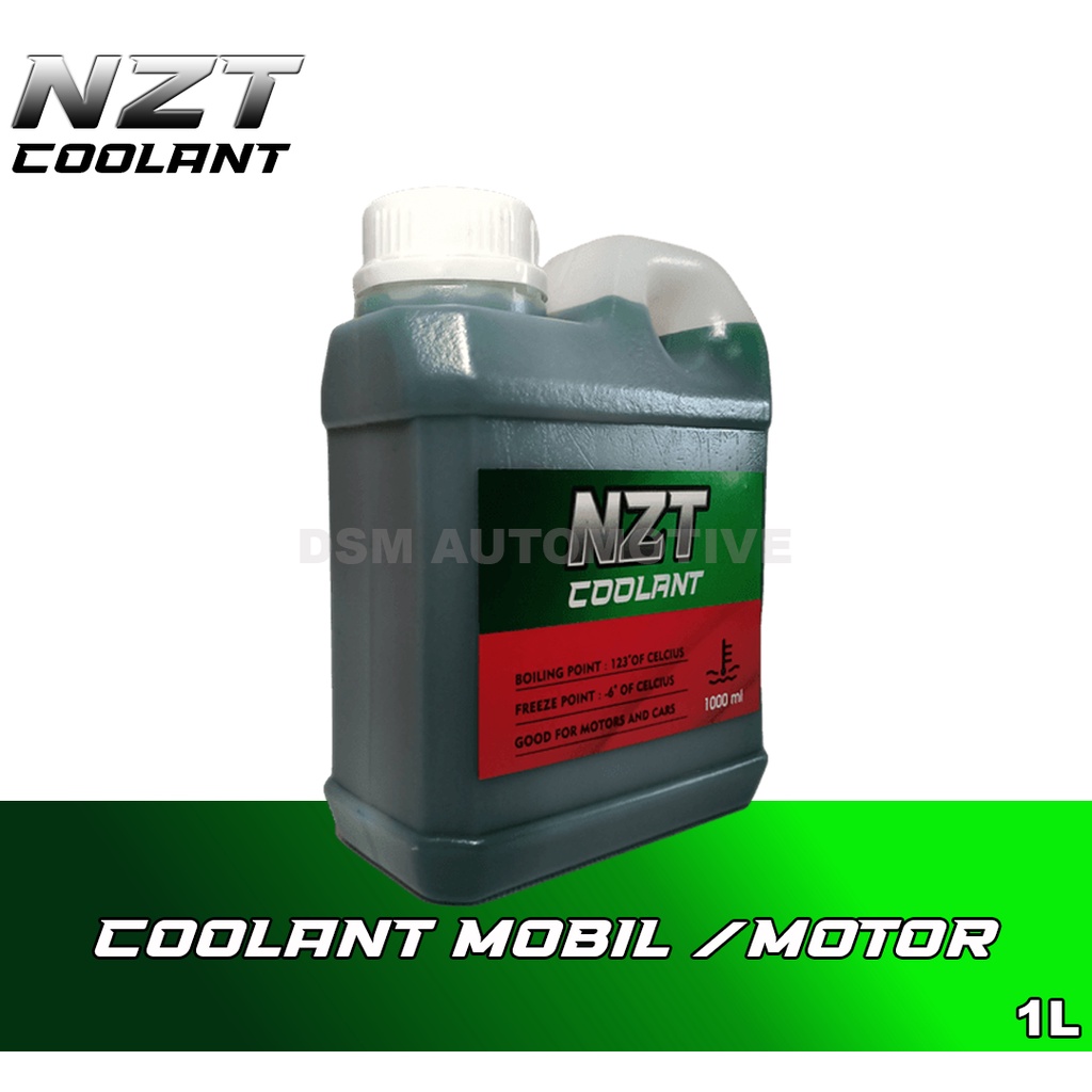 NZT Coolant 1 lt - Cairan Radiator Ready To Use Mobil Motor